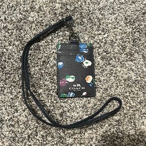Coach ID lanyard